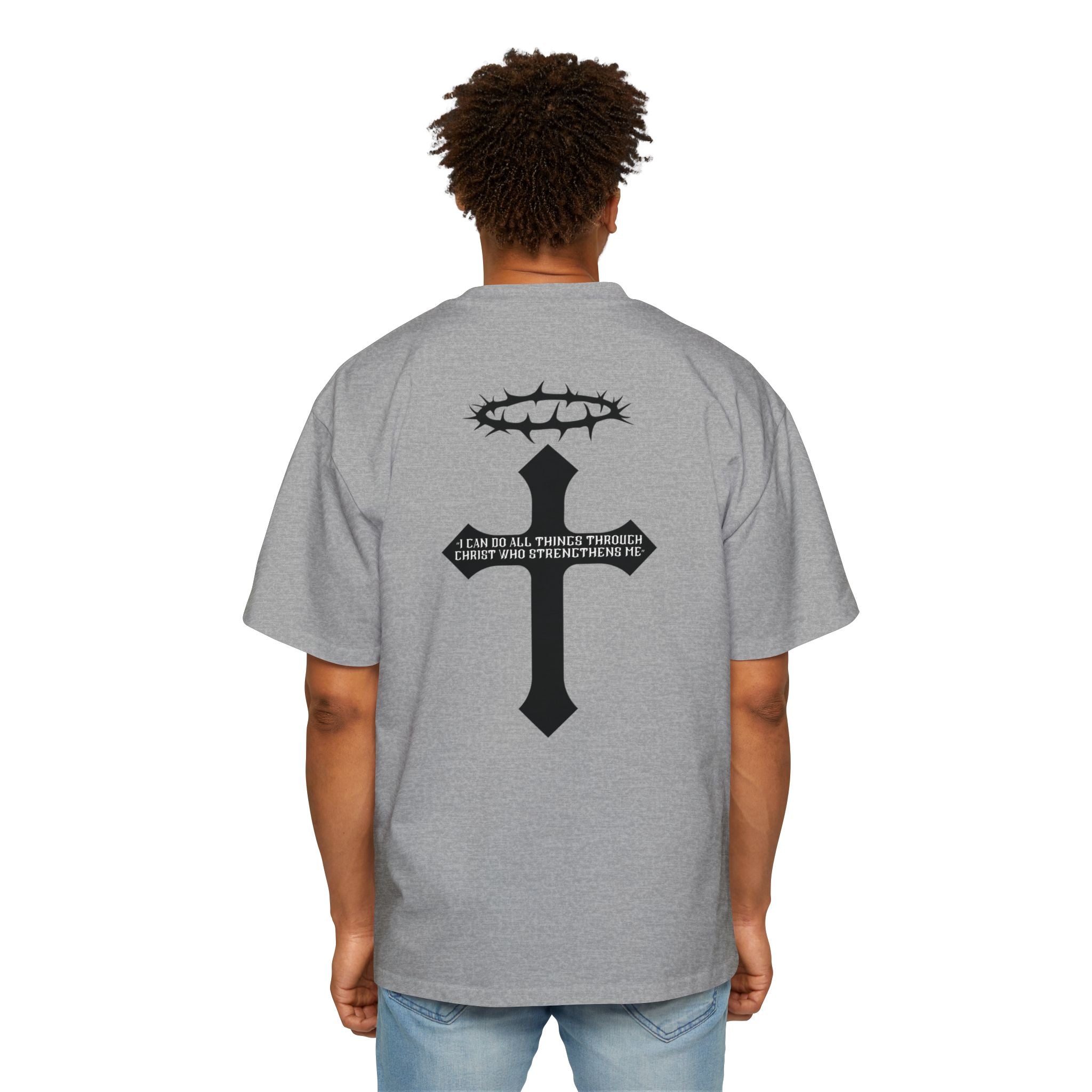 Men's Oversized Tee - Philippians 4:13