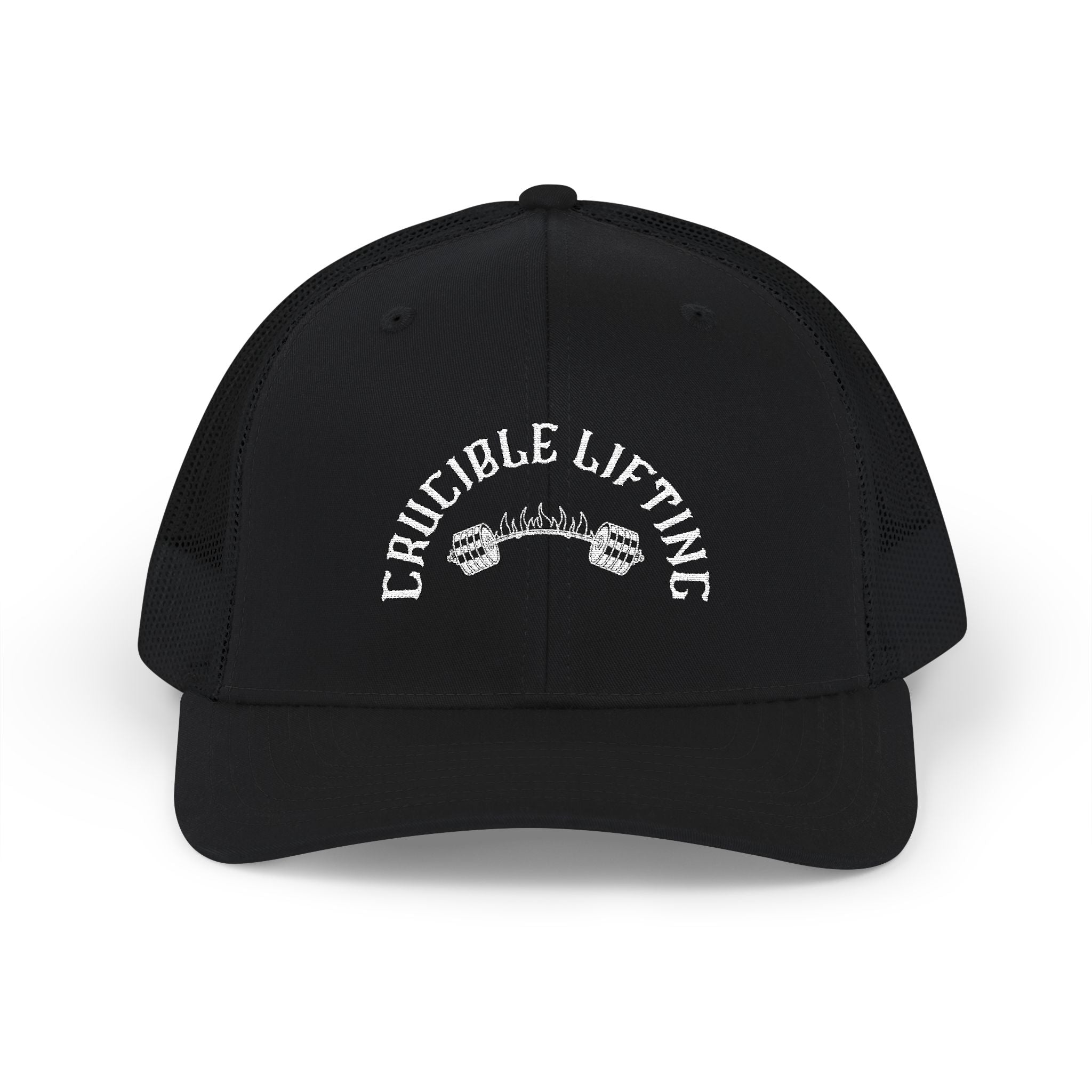 Crucible Lifting Snapback Trucker Cap — Richardson 112 Embroidered
