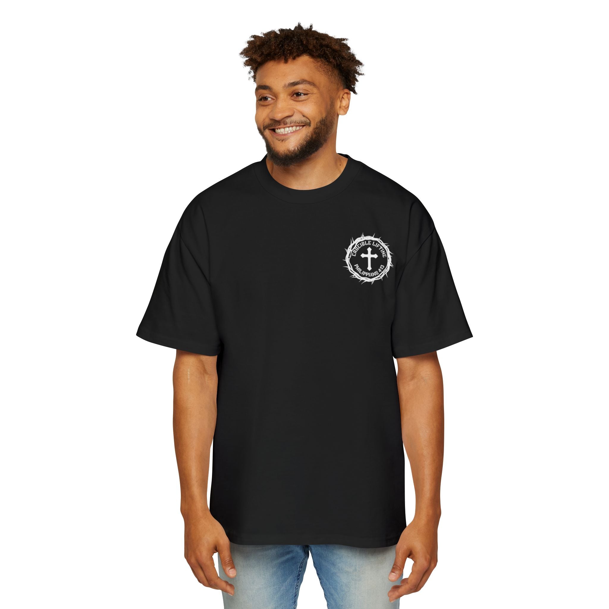Men's Oversized Tee - Philippians 4:13