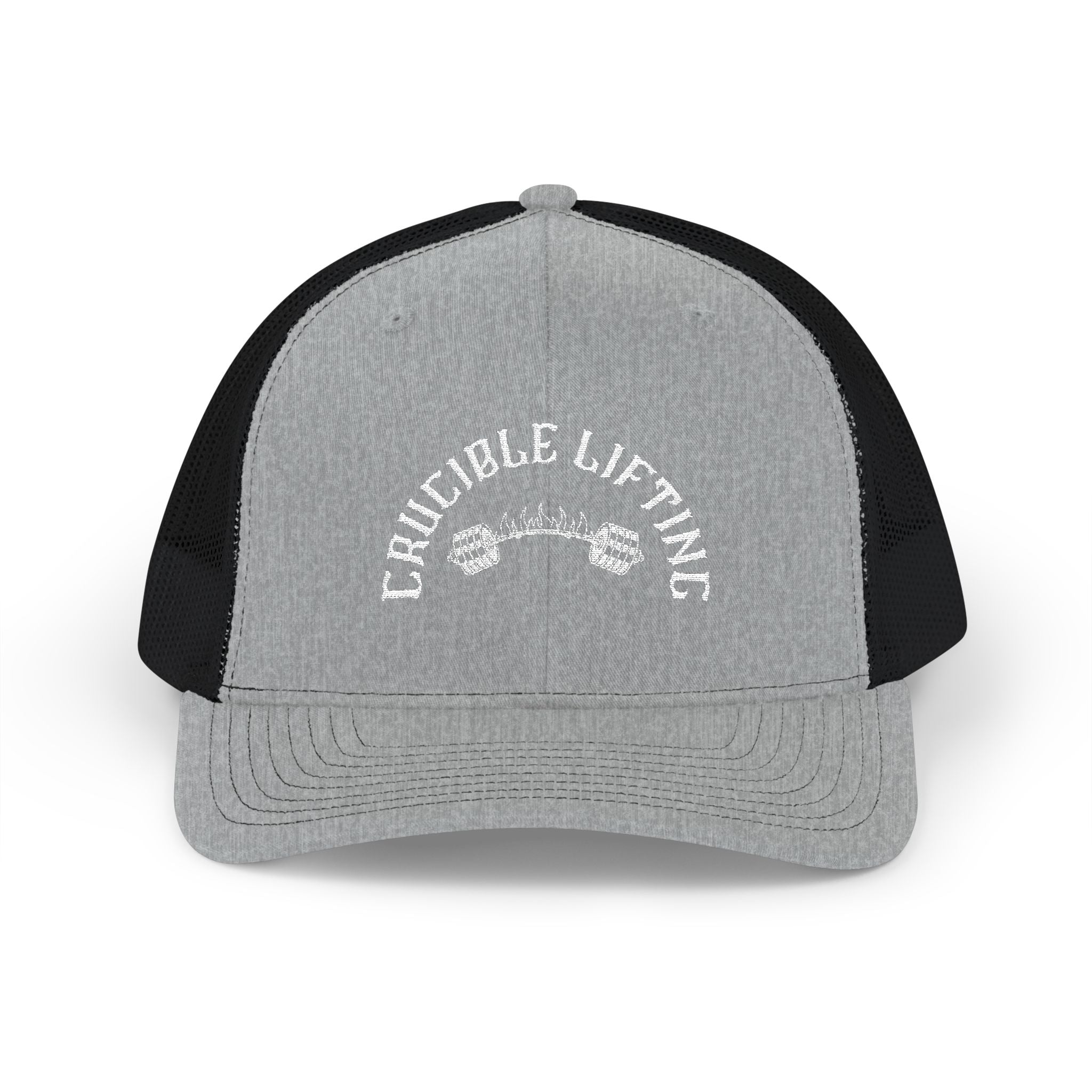 Crucible Lifting Snapback Trucker Cap — Richardson 112 Embroidered
